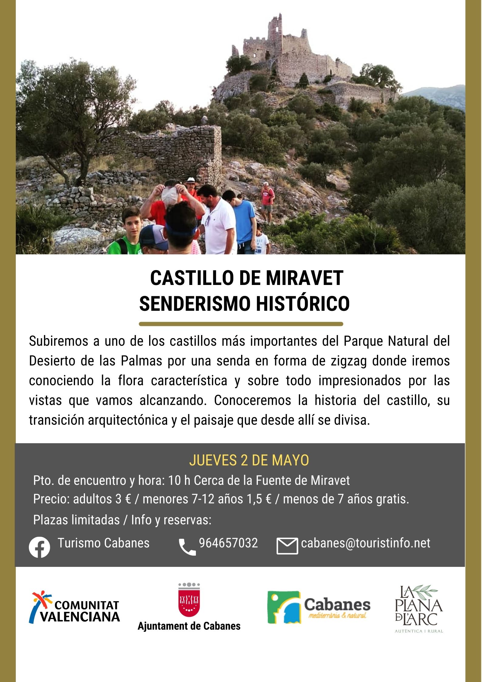 Senderismo: Castillo de Miravet