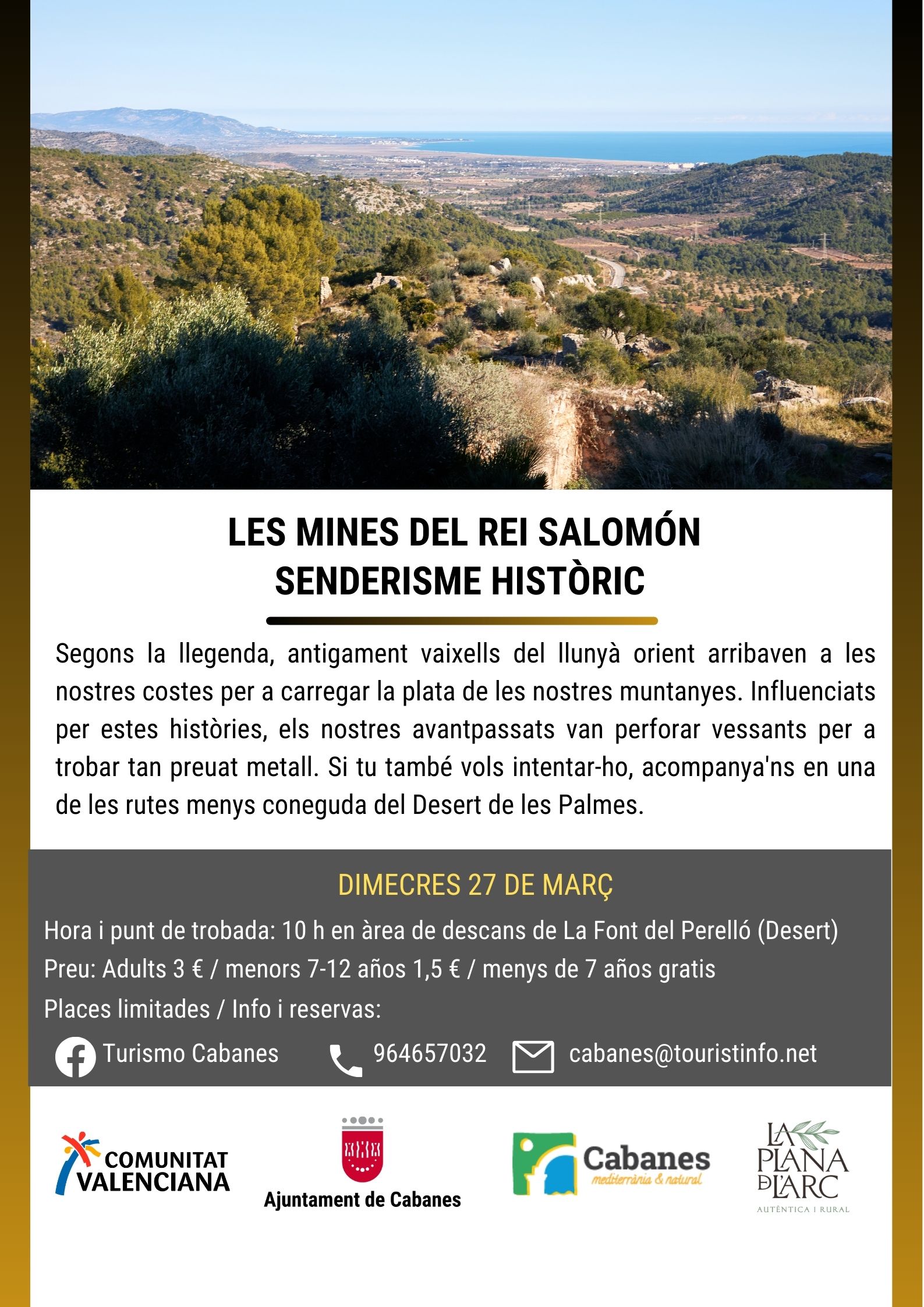 Senderisme: Les mines del rei Salomón