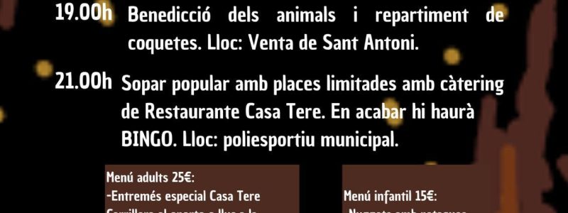 sant antoni la ribera 1 de febrer